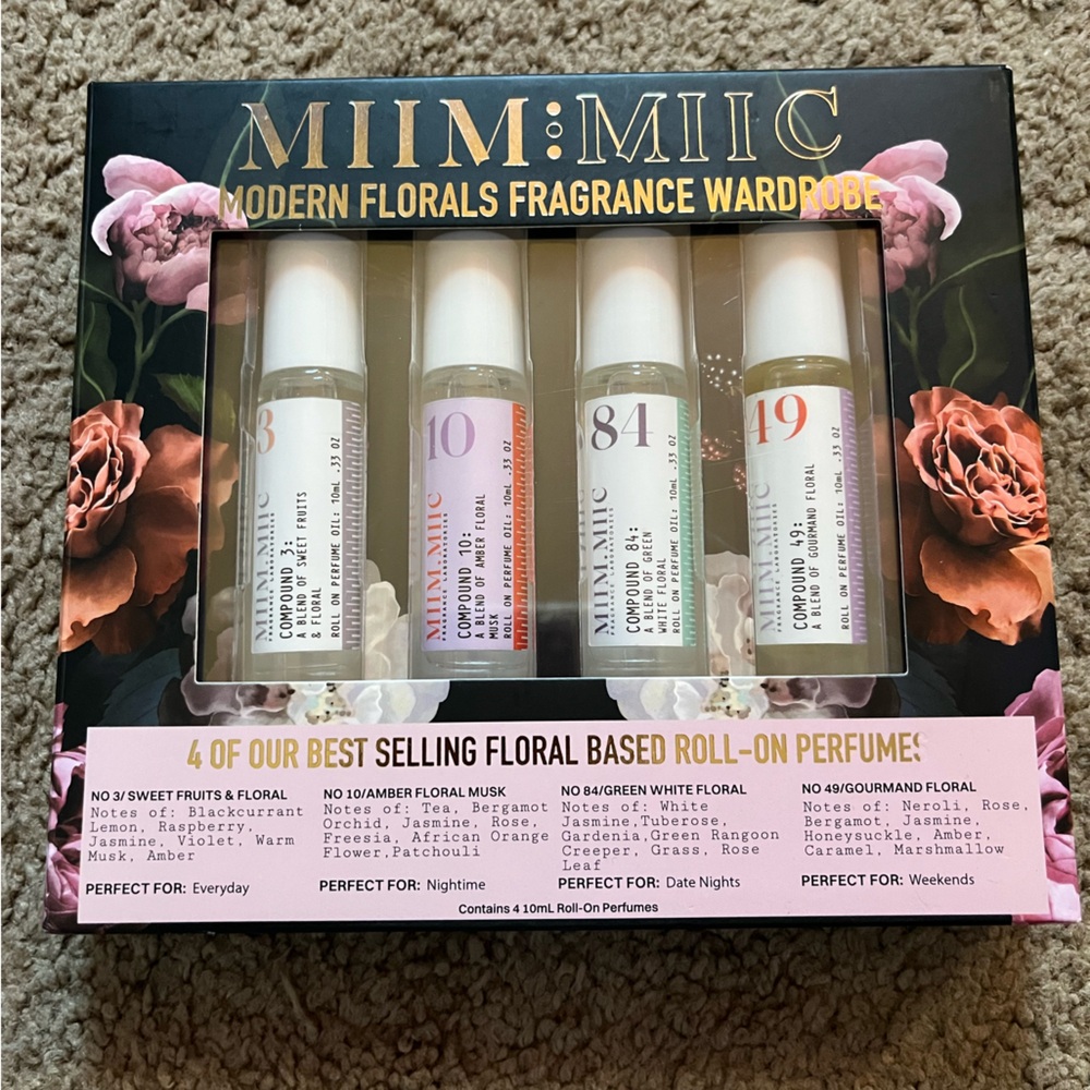 Miim.miic Modern Florals Fragrance Roll-On Set